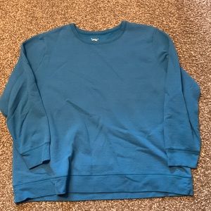 Women’s plain blue sweatshirt